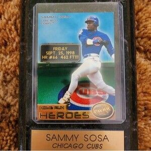 Sammy Sosa #2 1998 Pacific Home Run Heroes